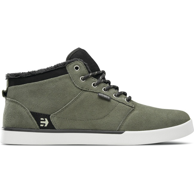 Etnies JEFFERSON MID Skor Herr Svarta/Olivgröna - NDZ-683517